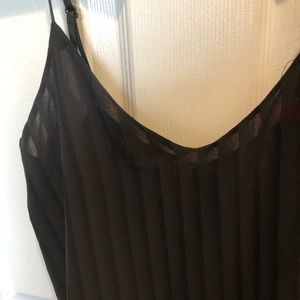 sheer striped cami